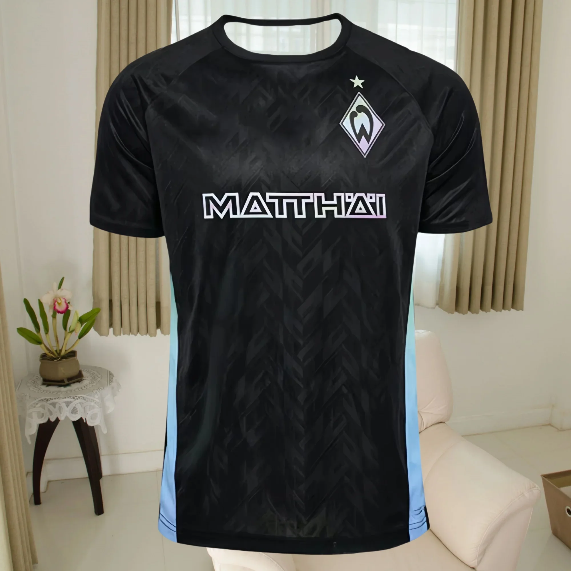 

Спортивная тренировочная одежда для мужчин и женщин, дышащая 3d футбольная одежда, быстросохнущая одежда, 2025 Werder Bremen, футбол и Джерси