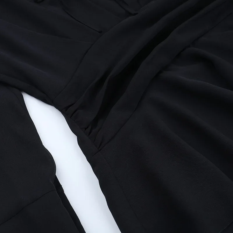 Women Fashion Solid Ruffles Mini Shirt Dress Turn Down Collar Long Sleeve Bow Tie Hollow Out Casual Streetwear Holiday Outfits