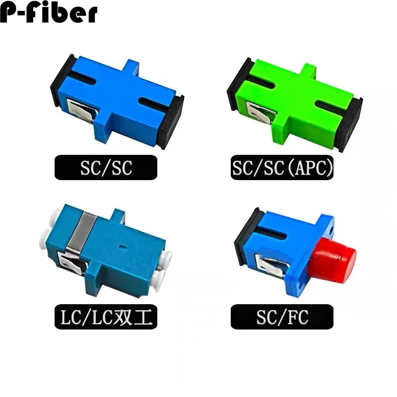 Acoplador de fibra óptica fc-sc, adaptador dúplex LC, conector fc sc, brida ftth, fibra P, 10 piezas