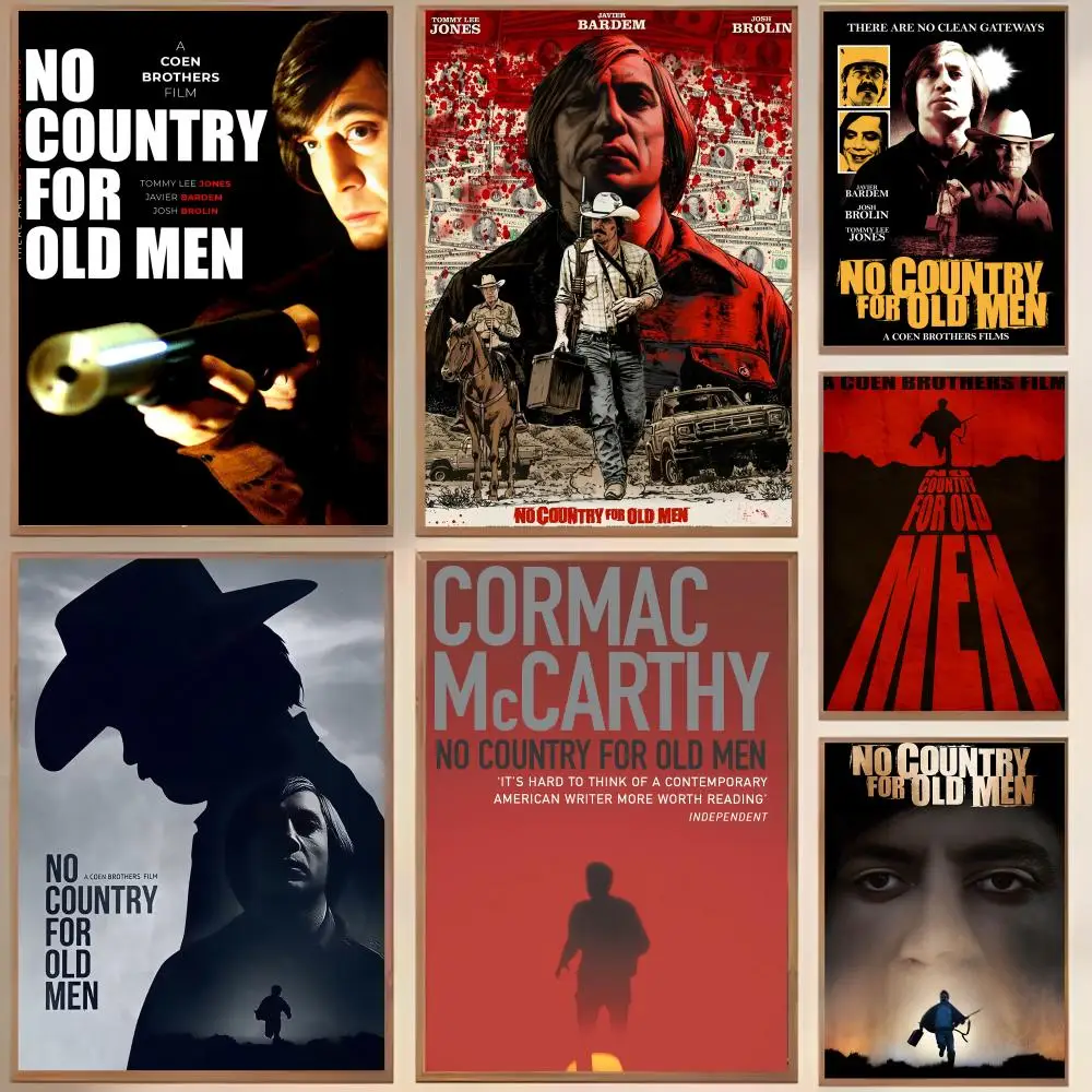 Movie No Country For Old Men Painting Calligraphy Personalized Spaces Canvas Poster Wall Mural Art Photos for Room Home Decor