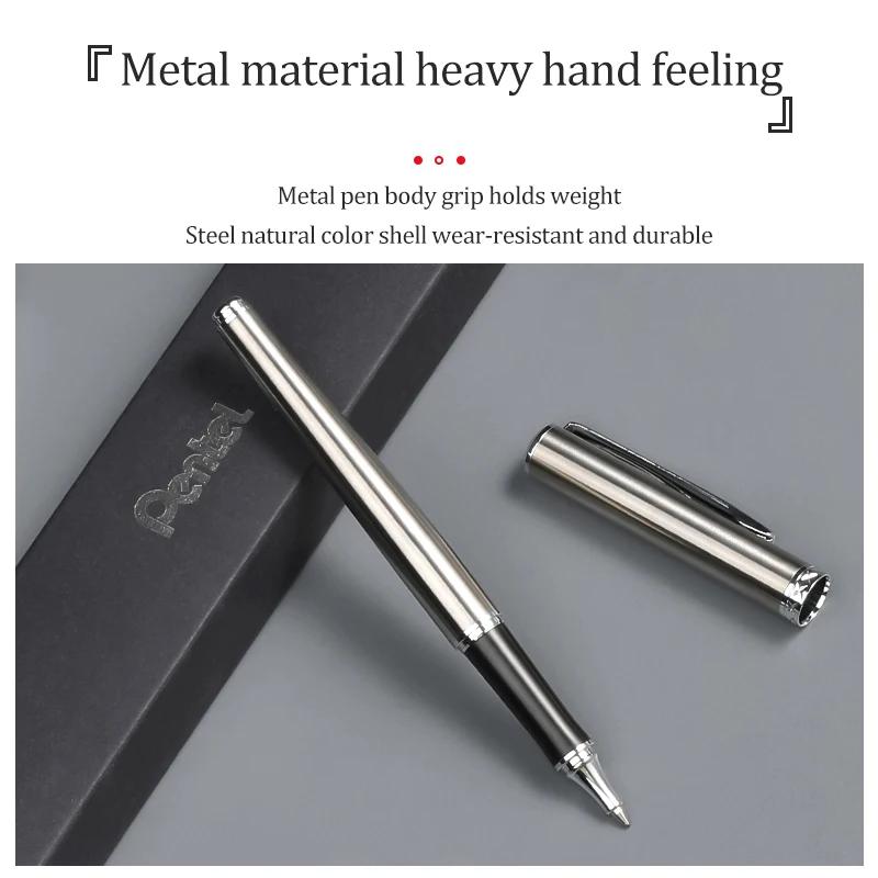 Pentel Gel Pen K600 Quick-drying 0.7mm Metal Barrel Low Center of Gravity High-grade Gift Business Office Accessories Stationery