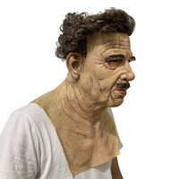 CyHalloween  Horror Zombie Mask Thriller Rotten Face Theme Horror Mask Full Head Monster Latex Masks Halloween Party Cosplay Pro