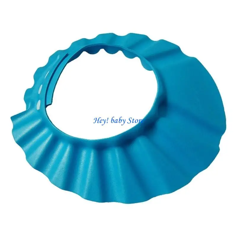 

Q1FE Bathing Shower Cap Bathtub Adjustable Hair Washing Cap Baby Kids Bathroom Gear