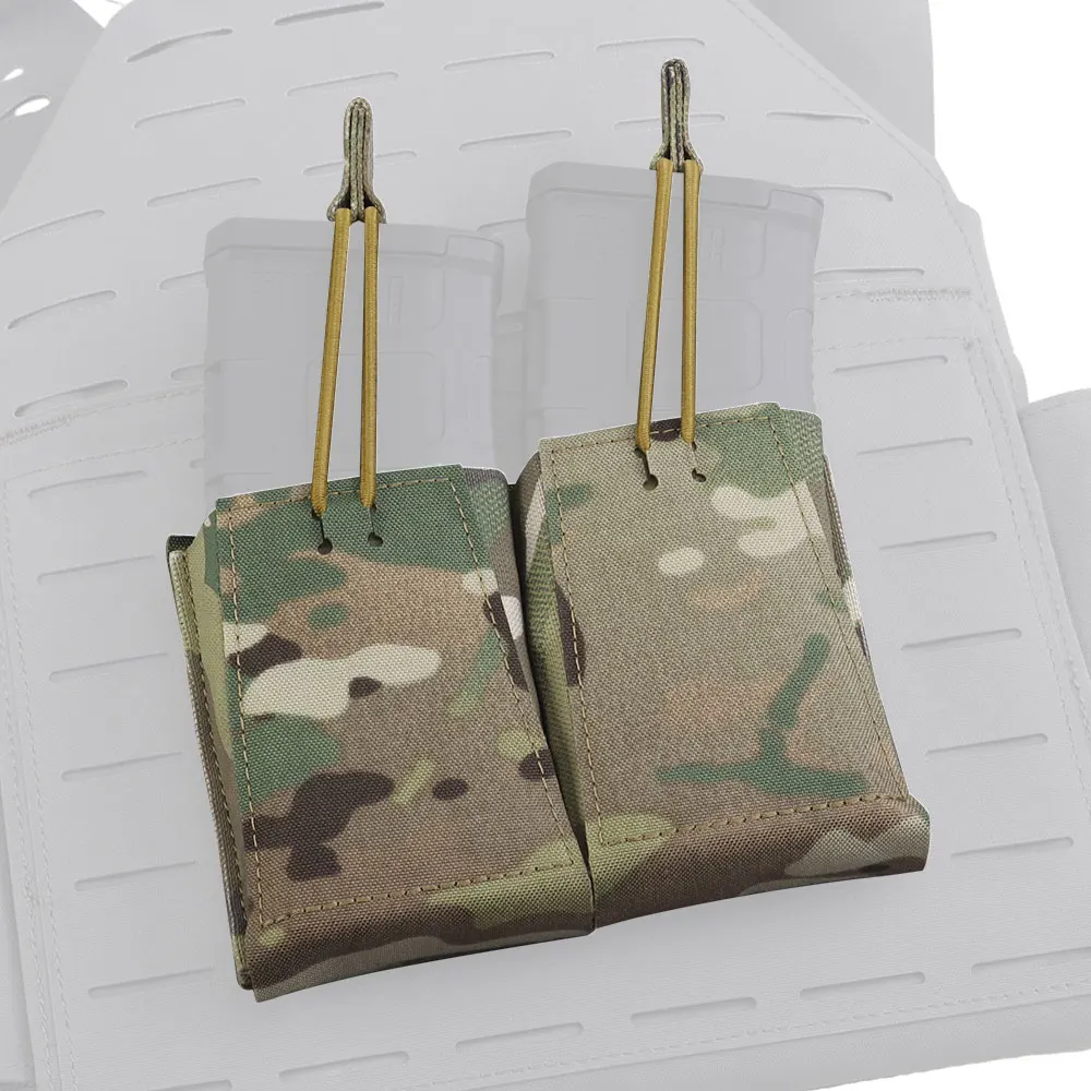 

Тактический двойной магазин AR, задняя лямка Molle, совместимая с различными размерами тактических поясных ремней.