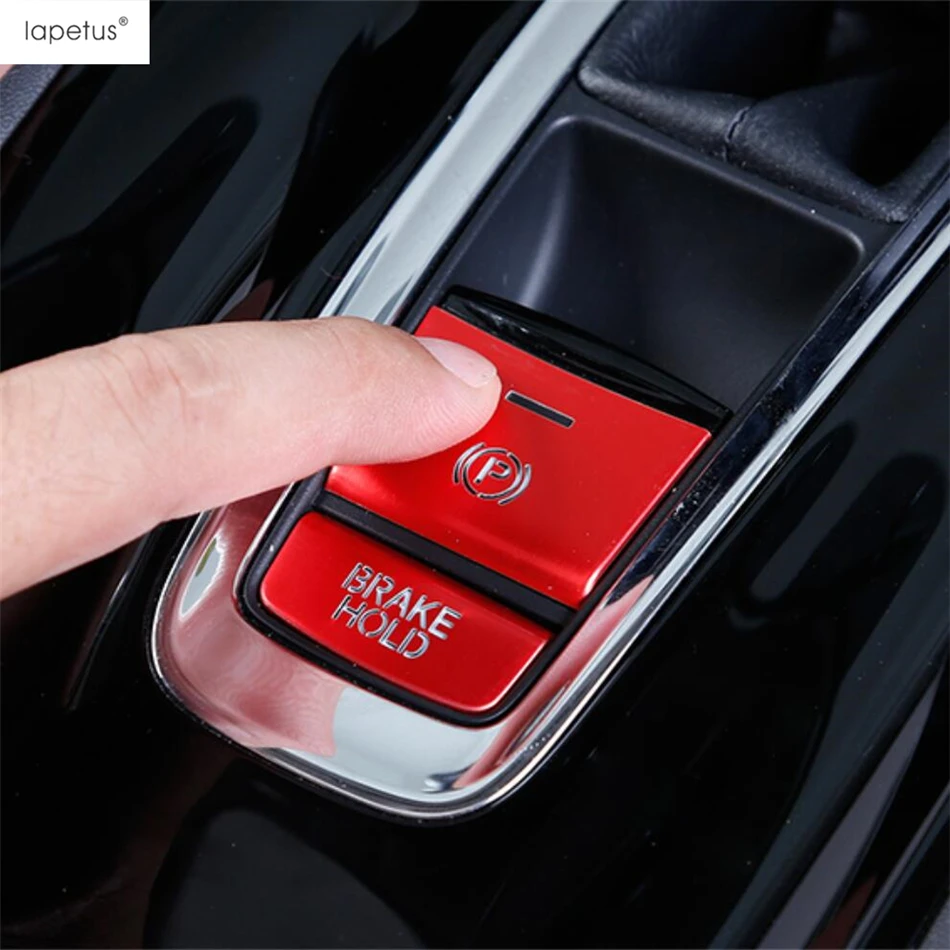 

Central Console P Button Electronic Hand Brake Sequin Decoration Cover Trim Interior Accessories For Honda Vezel HR-V 2014- 2020