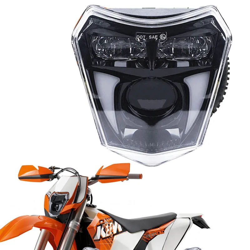 

Motorcycle LED Headlight Supermoto Fairing For K-T-M EXC SXF MX SX SXF XC XCF XCW XCFW Dirt Bike Enduro LED Headlights