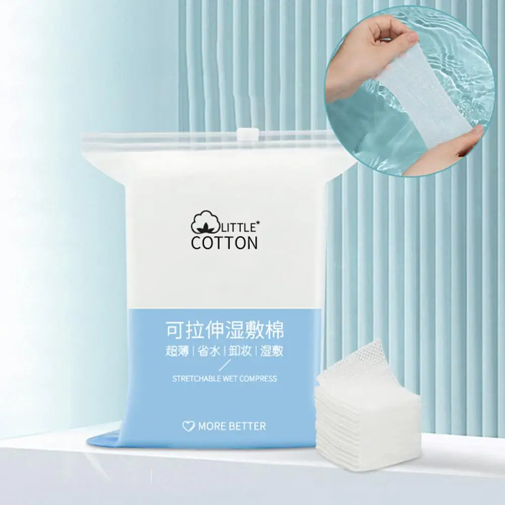 Multi Functional Makeup Cotton Elastic Wet Compress Thin Towel Section Care Makeup Remover Cotton Face Skin M2A1