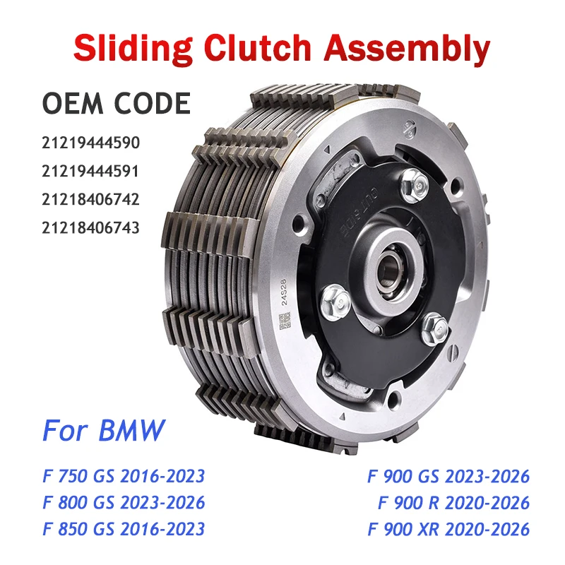 Sliding Clutch Assembly Drum For BMW F 750 800 850 900 GS R XR F750GS F850GS 2016-2023 F900GS 2023-2026 F900R F900XR 2020-2024