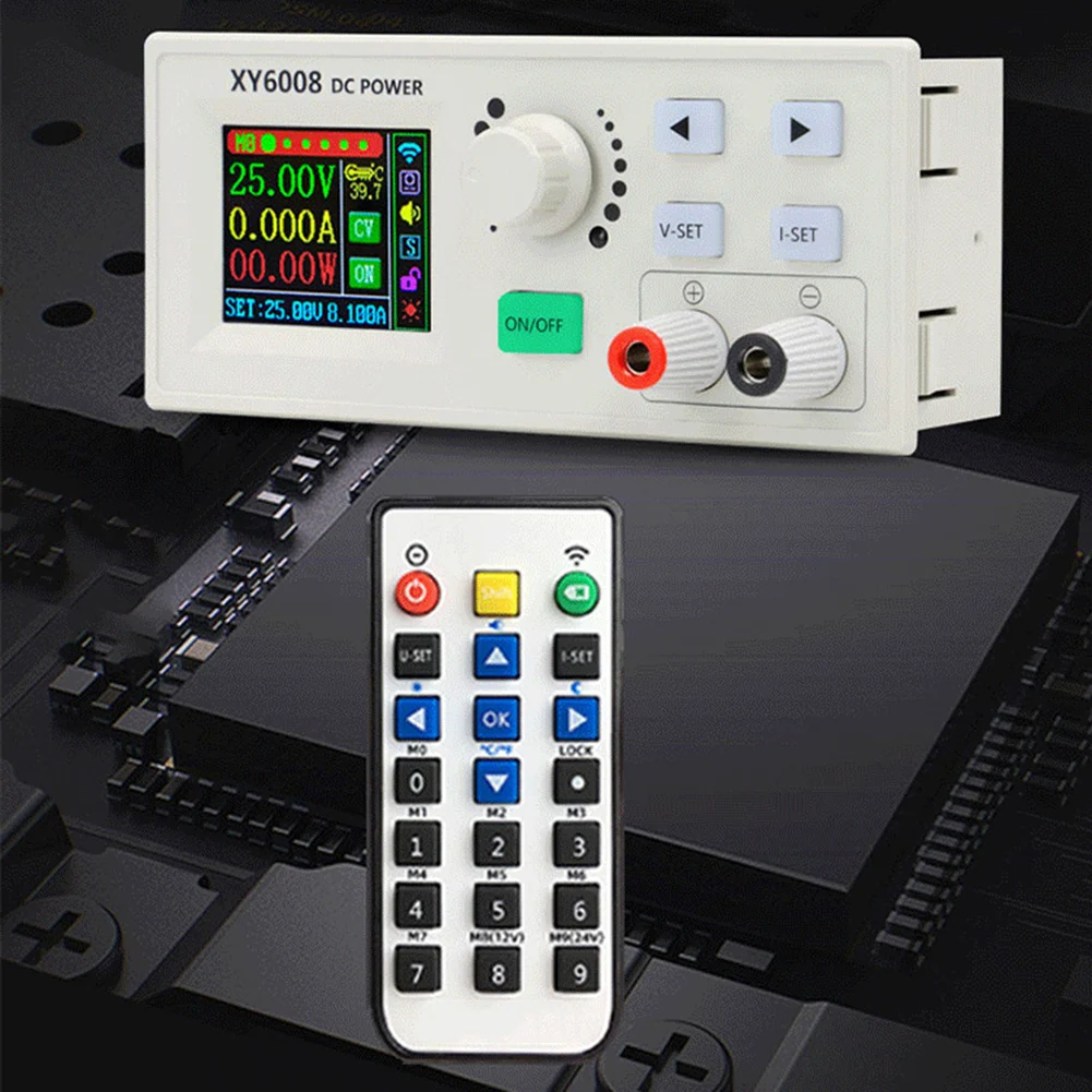 XY6008 CNC DC Regulated Power Supply 0 60V 8A 480W Stepdown Module with Full Numeric Remote Control and Upgrade Function