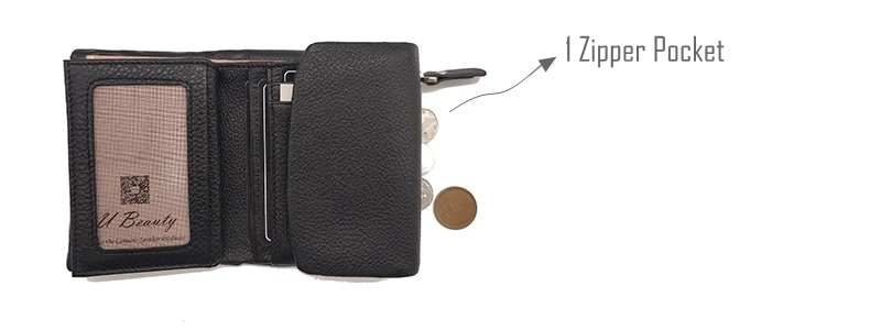 New Soft Genuine Cow Leather Short Wallet For Women Multifunctional Ladies Tri-fold Hasp Purse Cowhide Solid Color Card Holders