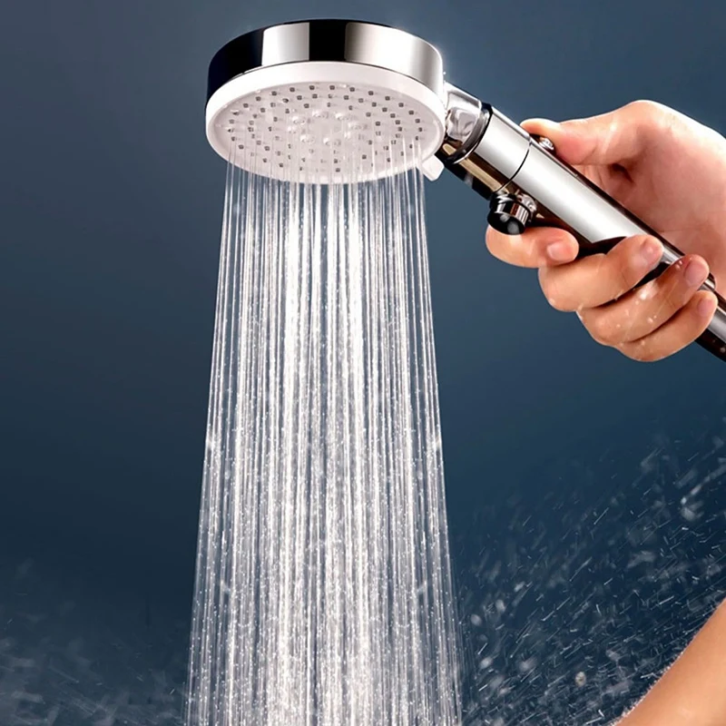 Shower Head Pressure Increasing 3 Jet Types Hand Shower With Switch Shower Head Pressure Increasing Water Saving