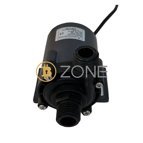 Asic Miner 12KW Water Radiator Pump Brushless DC Water Pump 24VDC 80W Rated Power Head 16 Meters For Whatsminer M53 M63 S19