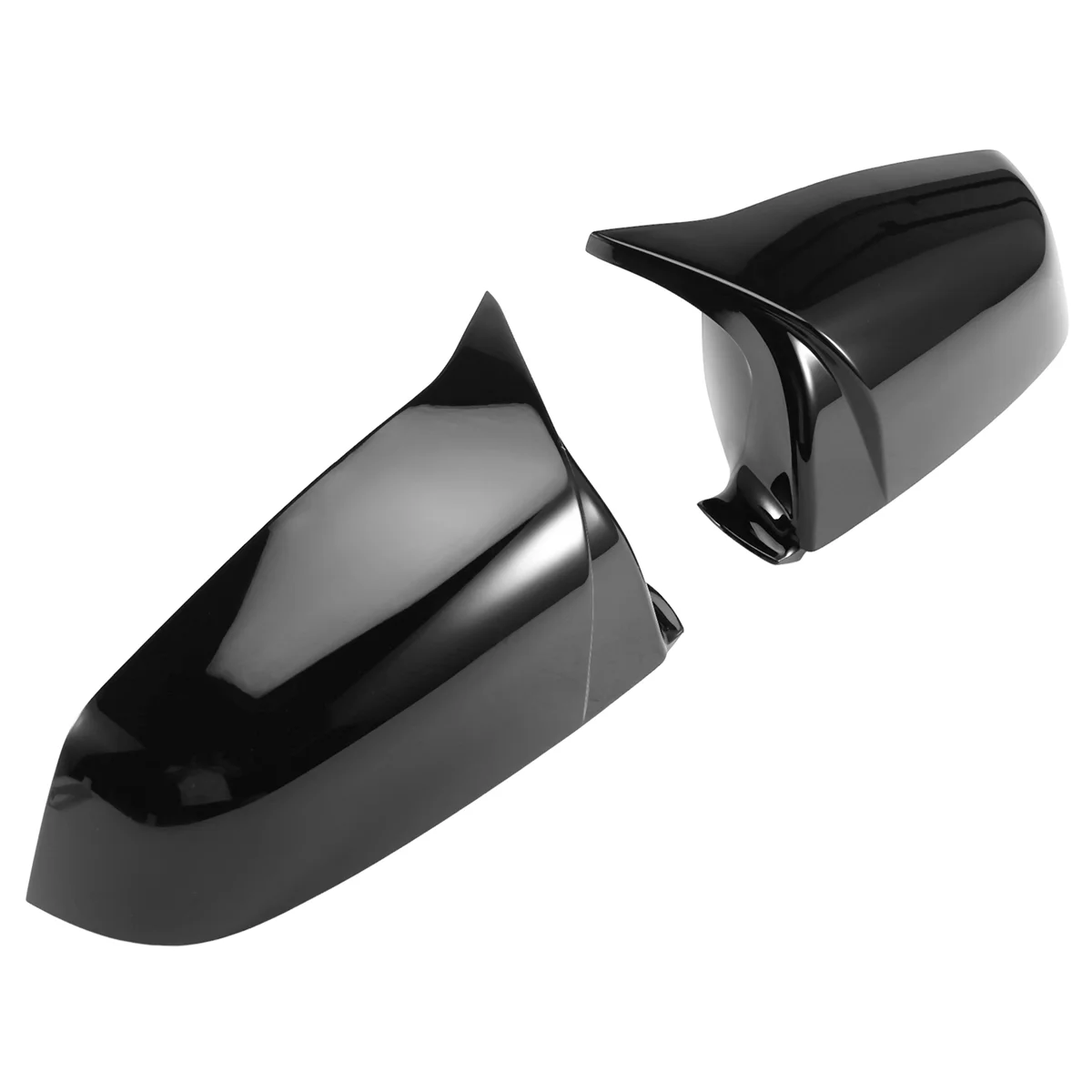 Side Wing Rearview Mirror Cap for BMW 5 6 7 Series E60 E61 E63 E64 F06 F07 F10 F11 F13 F01-F04 Black