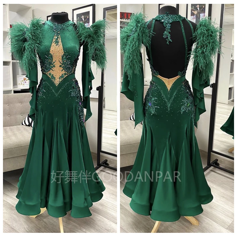 

Waltz Ballroom Dance Dress Women girl women Competition Dance Tango Waltz Foxtrot Performance Dancing Clothing