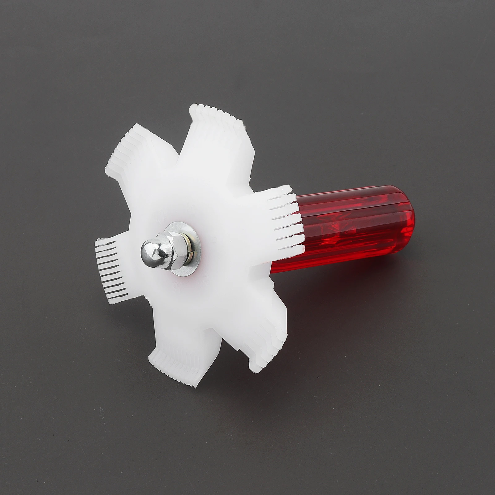 Spazzole per la pulizia delle pinne da 2 pezzi Spazzola per la pulizia del raddrizzatore delle pinne del condensatore riutilizzabile comoda con detergente