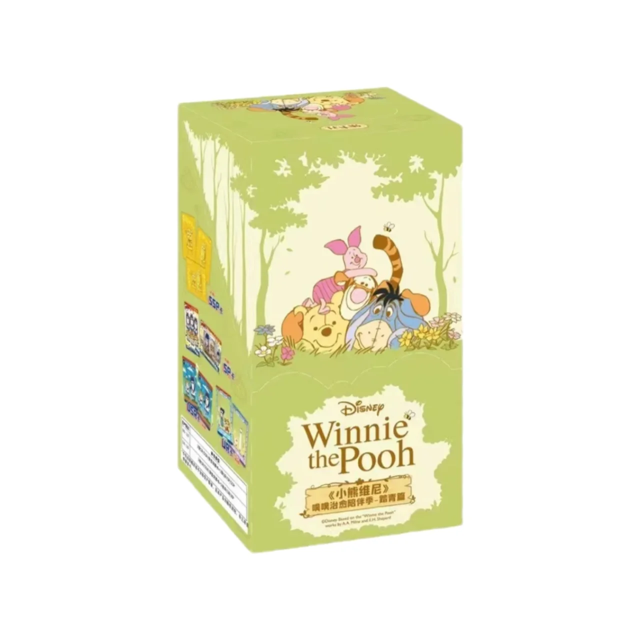 Novo winnie the pooh animação 100th aniversário edição primavera coleção cartão crianças brinquedos presente de ano novo