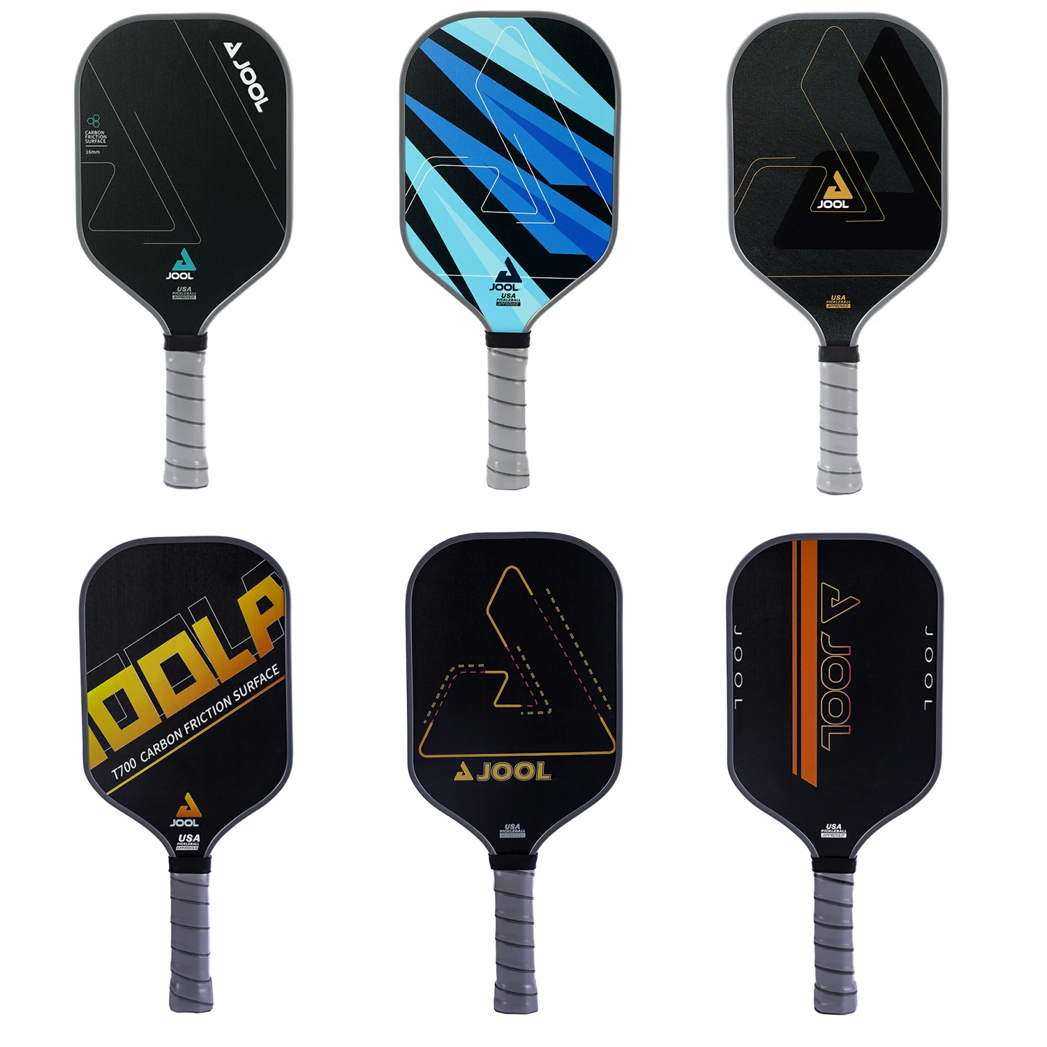 JOOLA Pickleball Paddle Vision Radius Shape Design Maximum Spin Control Added Power Carbon Fiber Honeycomb Core USAPA Approved