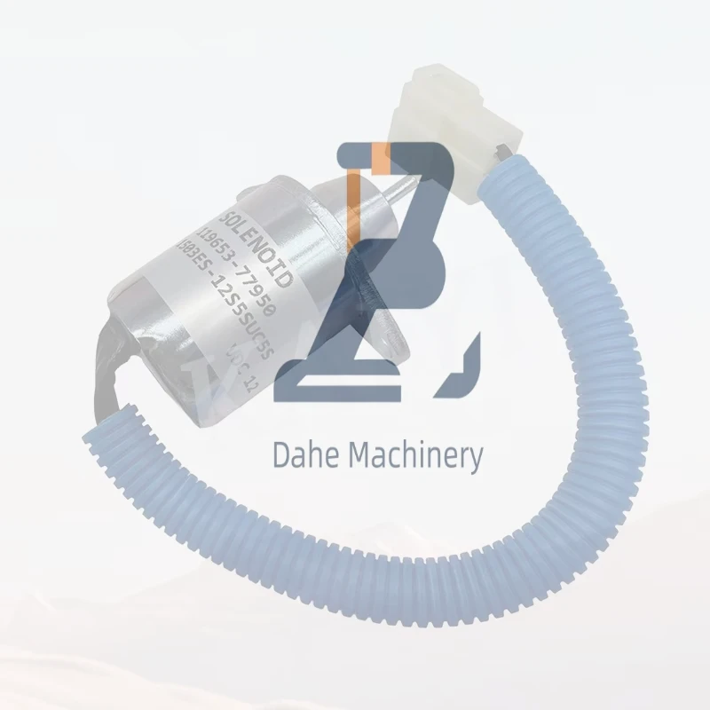 

Excavator Parts Diesel Engine Stop Solenoid Valve 1503es-12s5suc5s 119653-77950 Fits Yanmar 4tnv94l 4tnv98l 4tnv106