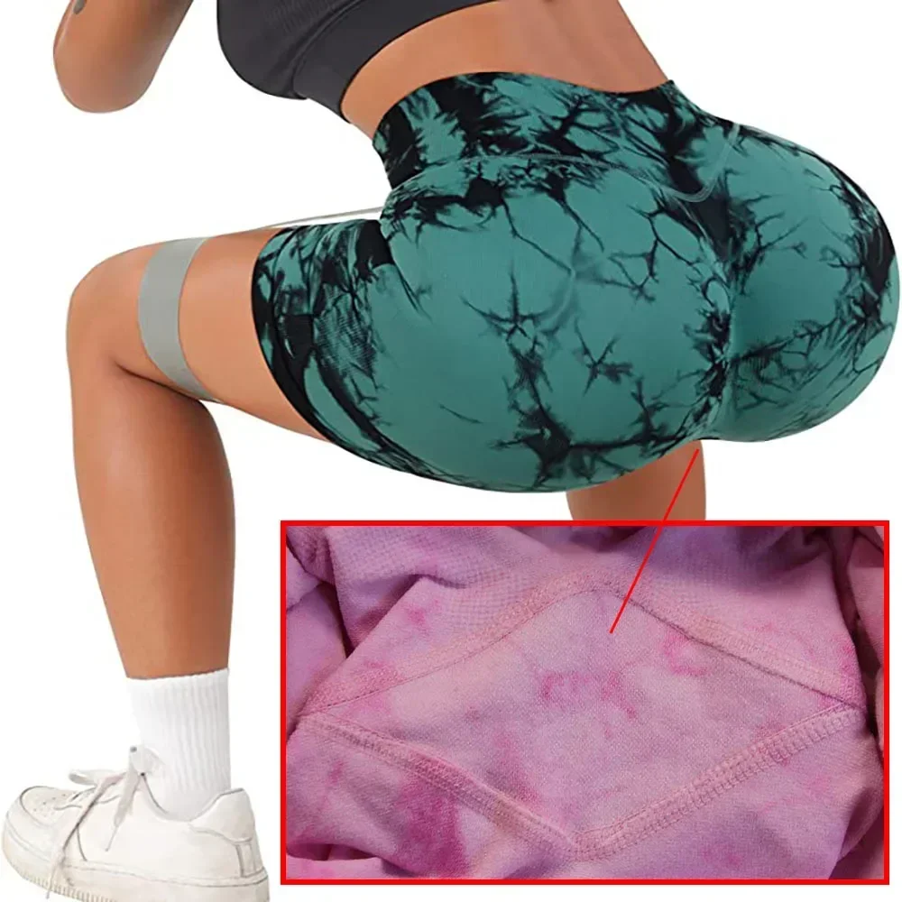 Pantalones cortos de Yoga sin costuras para Mujer, pantalones cortos de cintura alta para Fitness, entrenamiento, correr, ciclismo, deportes,