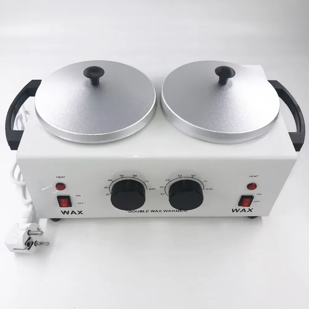 Paraffine Wax  Heater Hand Feet SPA Epilator Hair Removal Tool 220V/ 110V Double Pots Depilatory Wax Warmer Machine