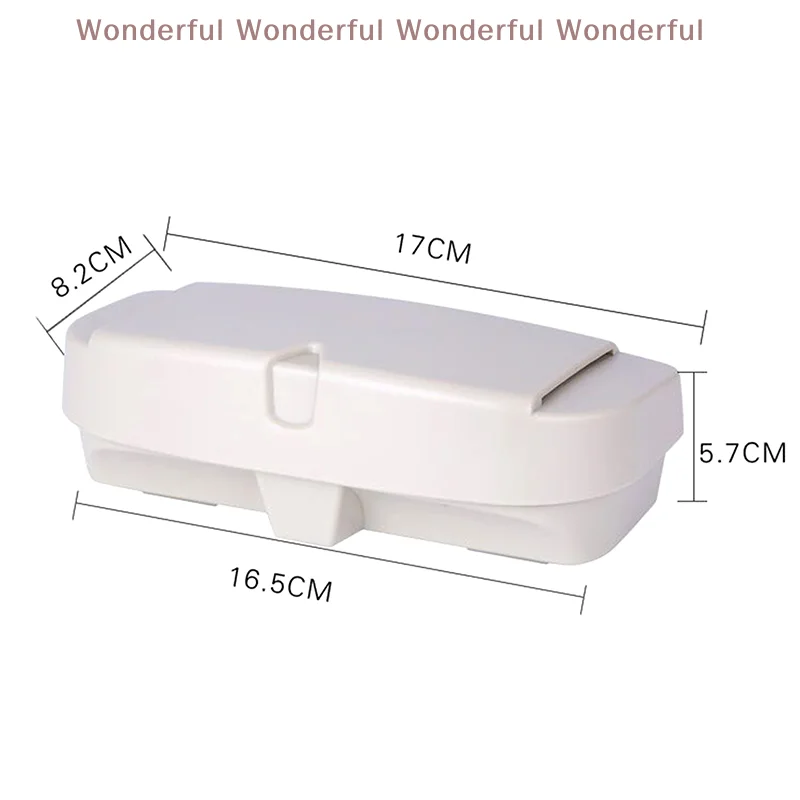 Portable Car Sunglasses Holder Eyeglass Case Sun Visor - Driving Glasses Box Lenses Organizer - Vehicle Interior Accessory
