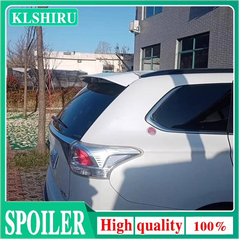 For Mitsubishi Outlander 2013 to 2019 roof spoiler High quality ABS spoiler Primer or any color rear spoiler for Outlander