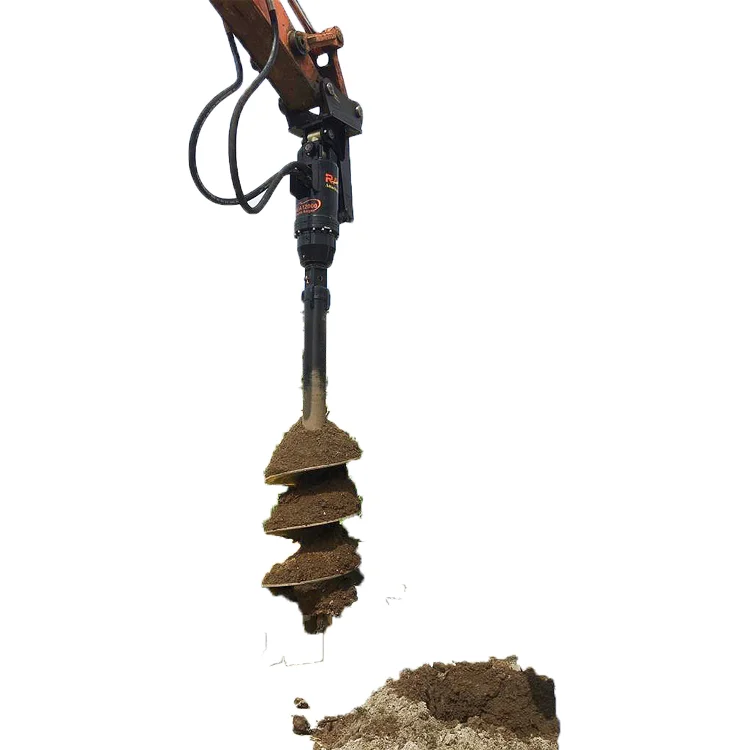 

High Quality Hole Digger Drilling Machine Earth Rod Hydraulic Earth Auger for Skid Steel Loader