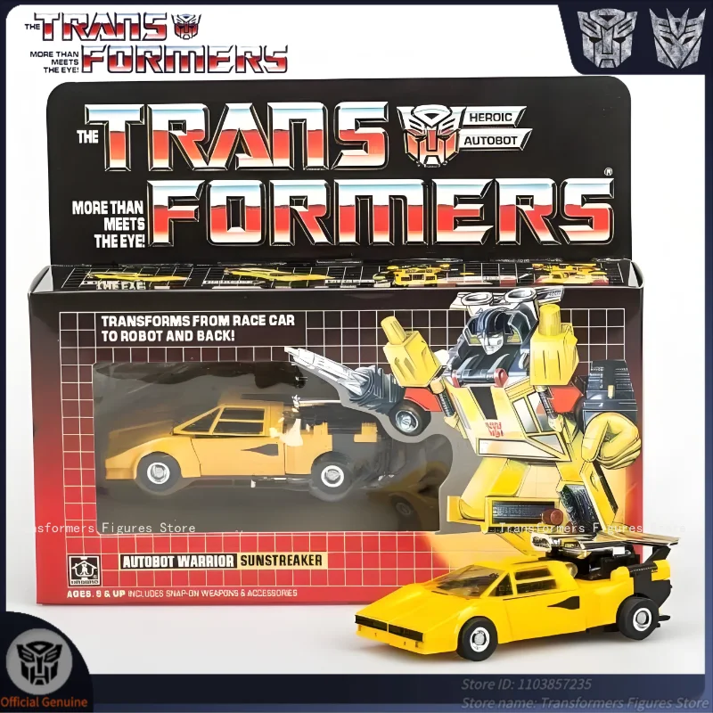 

In Stock Transformer G1-Sunstreaker Ko Cartoon Movie Figure Model Anime Action Deformation Robot Car Toy Festival Popular Gifts
