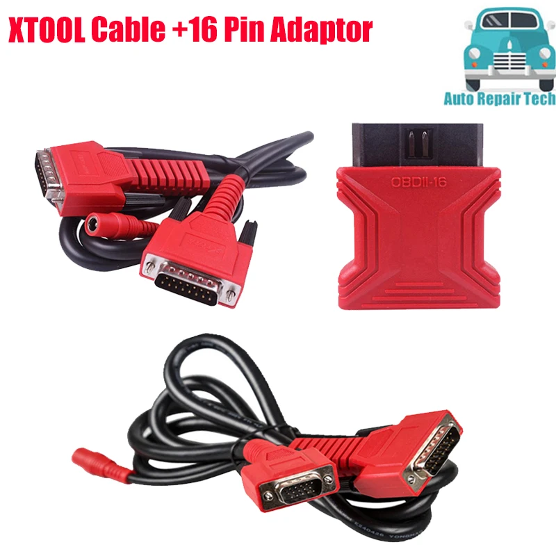 XTOOL OBD16 Pin Adapter Compatible with Pro2 PAD PAD2 PAD3 For X300 Plus X100 Pro X200 X300 X100 Pad OBD2 16 Pin Connector