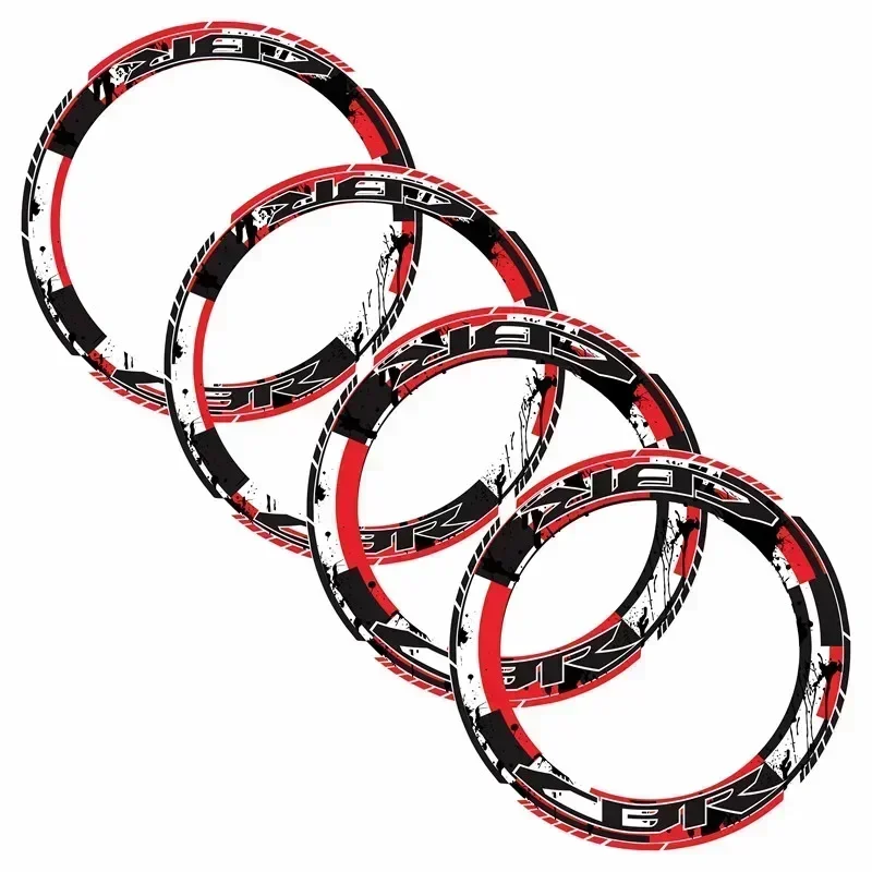 For HONDA CBR600RR CBR1000RR CBR250R CBR900RR Motorcycle Parts Contour Wheel Decoration Decal Sticker - 1 Motor