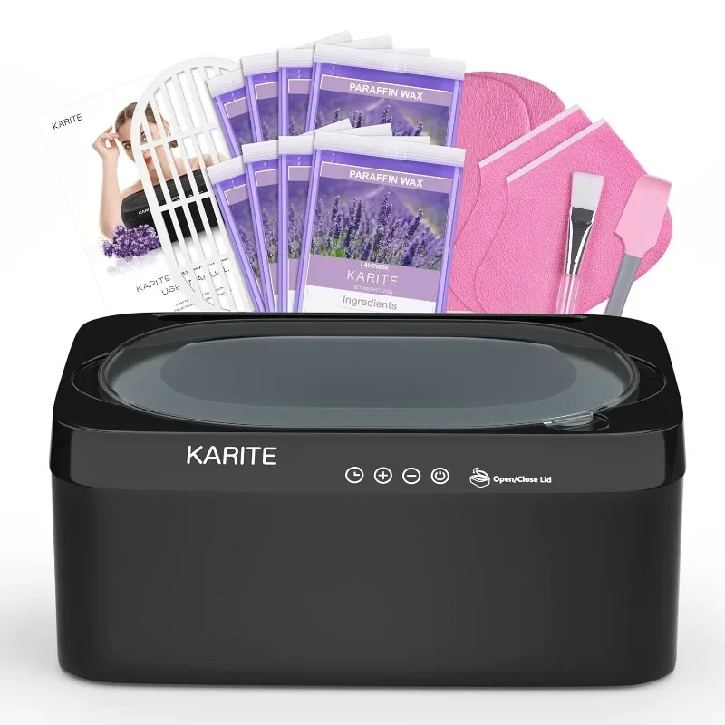 KARITE Paraffin Wax Machine for Hands and Feet with Auto Open Lid, Paraffin Bath,20Min Fast Wax Meltdown