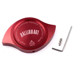 Ralliart Aluminum Radiator Cap Cover Fit For Mitsubishi