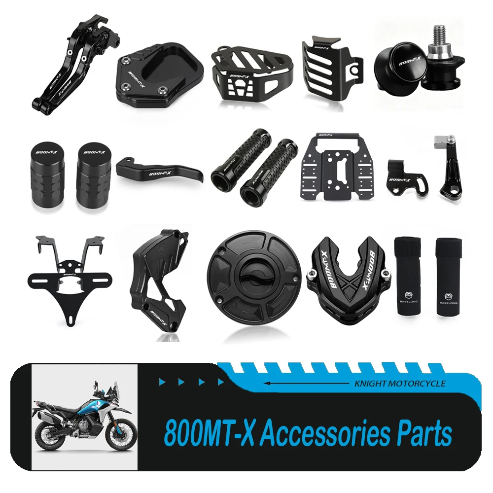 

For CFMOTO 800MT-X Accessories 800MTX 2025 2026 Brake Clutch Levers Side Stand Pad Oil Cup Cover Key Cover CF 800 MTX MT-X Parts