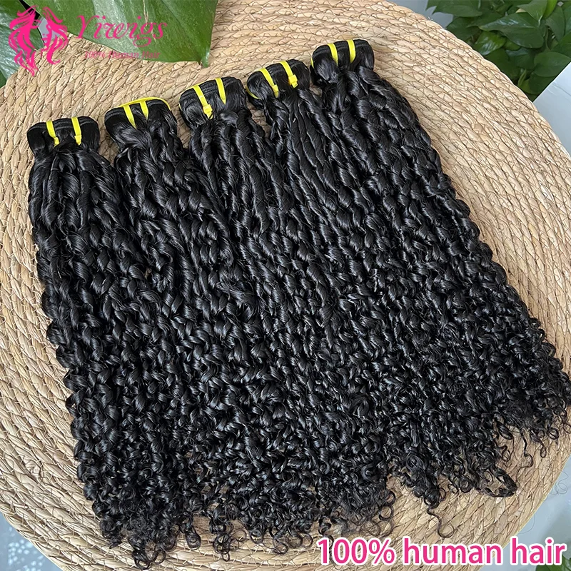 

Yiwigs 12A класс пикси вьющиеся пучки человеческих волос 100% необработанные девственные пучки человеческих волос плетение 10-30 дюймов необработанные вьющиеся для женщин