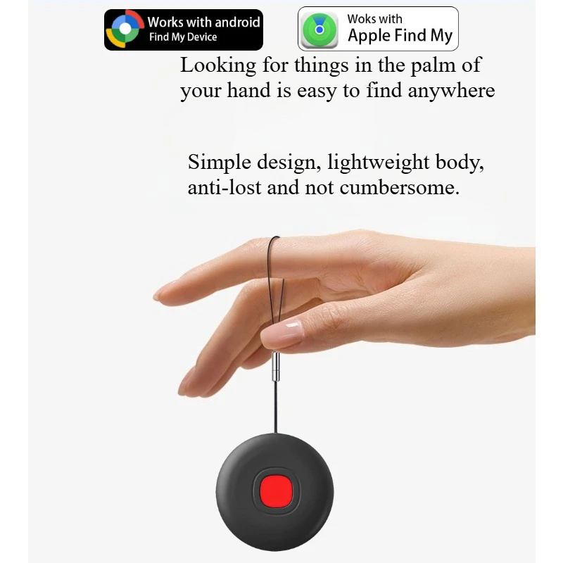 

Waterproof Anti-loss Device Tag For Google Mini Locator Smart Tags Wallet Keychain For IOS Tracker Key Item Finder Find My