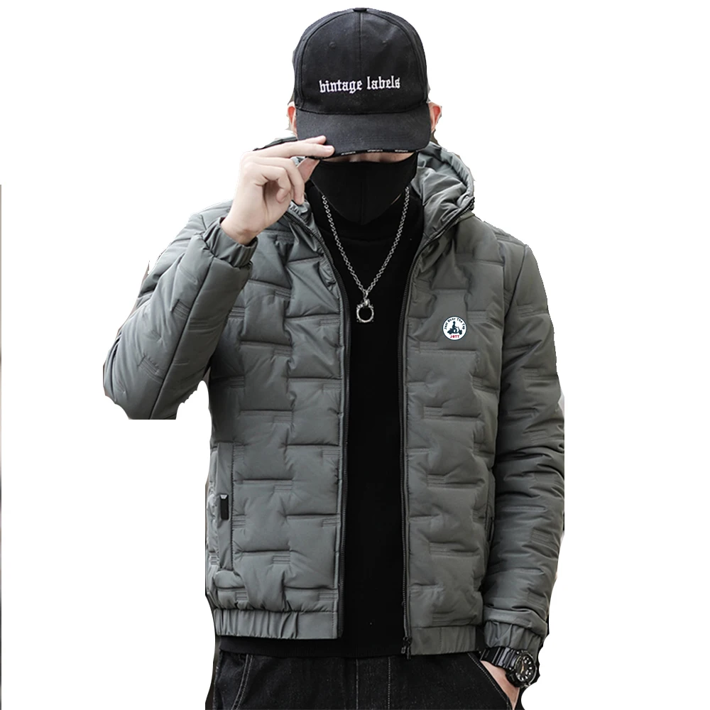 

Zipper jacket for warmth, casual, windproof, and cold proof fashion, hooded jacket for comfort, autumn and winter 2025