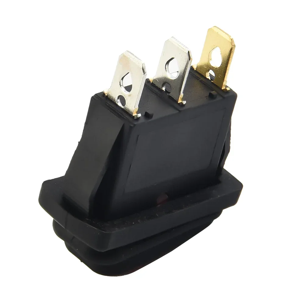 

Rocker Button Switch With LED 15A 250V/20A 125V AC Accessory Decoration High Power ON/OFF Part Plastic Brand New