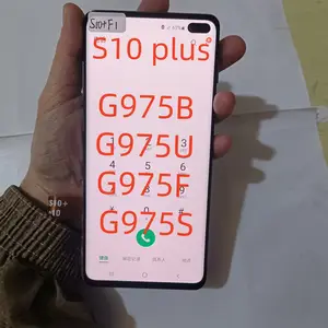 Bilashmart Original S10 plus touch screen display with defects suitable G975B G975U G975D/SD replacement component display screen