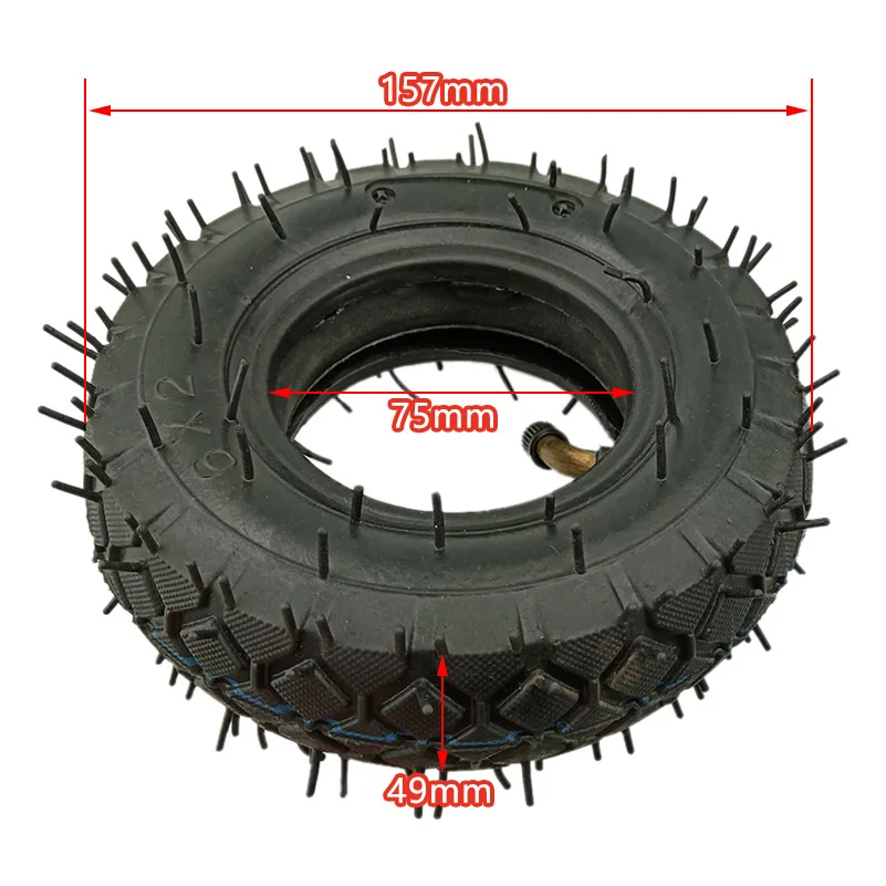 good quality 6x2 Tire Inner Tube Fits Electric Scooter for Modified Wheel 160mm Pneumatic Tyre Electric Scooter