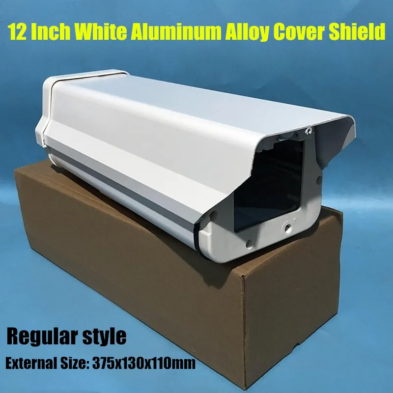 Outdoor Surveillance Camera Protective Cover Rain Dust Proof Aluminum Alloy Shell 12 Inch Security Monitor CCTV Camera Housing