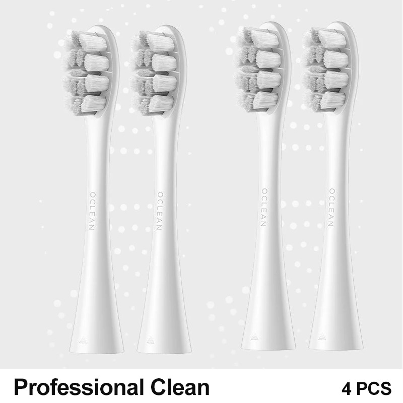 4/6 Stück Original-Ersatzbürstenköpfe für Oclean Flow/X PRO Elite/X Pro/F1/Z1/One/Air2 Sonic Elektrische Zahnbürstenaufsätze