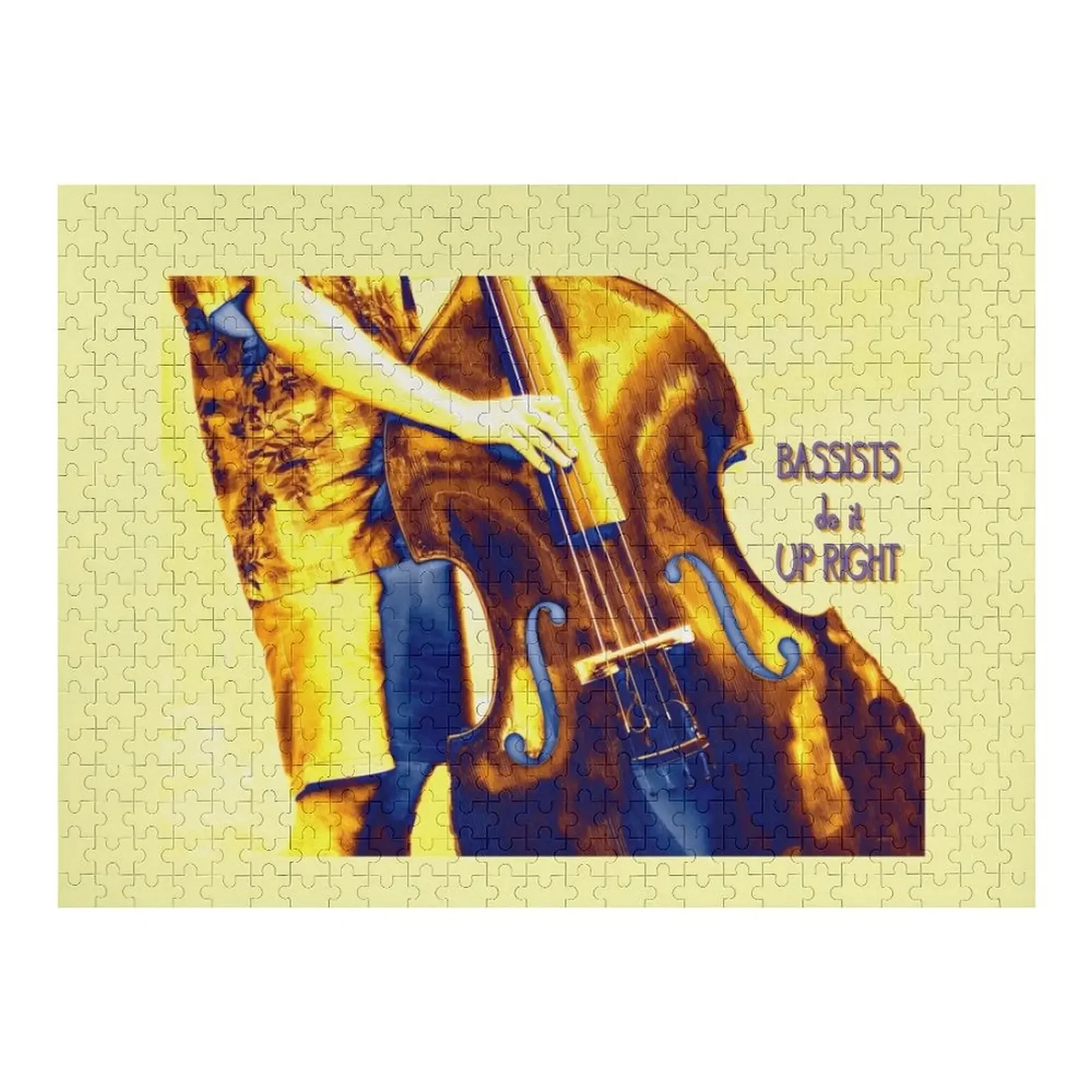 

Double Bassists 2 Jigsaw Puzzle Custom Child Customs With Photo Christmas Toys Puzzle
