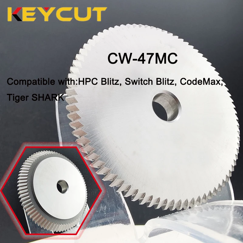 

CW-47MC HPC Cutter Fits HPC Machines for 87° Japanese and Korean Automotive Cylinder Aftermarket Locksmith Tools