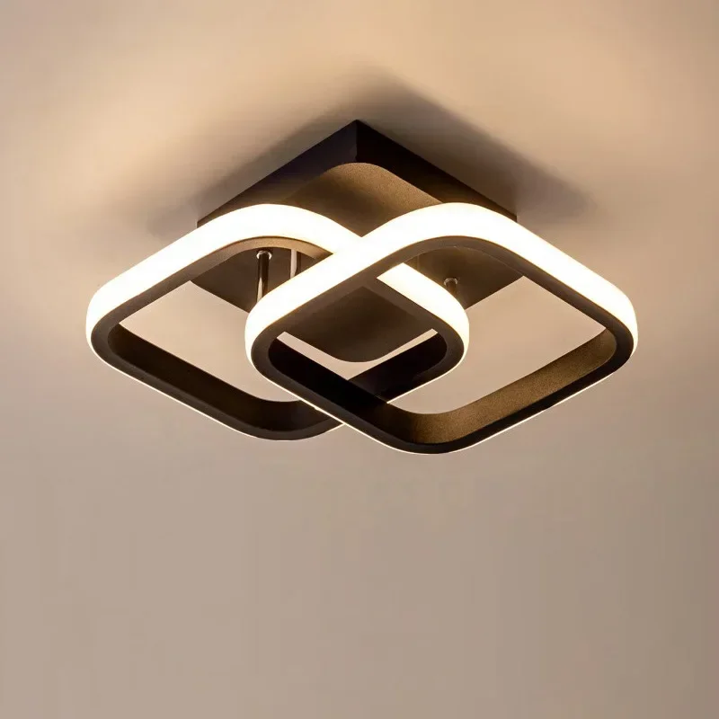 Moderne LED-Deckenleuchte, Gangleuchte für Flur, Treppen, Eingang, quadratische Küche, minimalistischer Stil, Lichter für Innenbeleuchtung