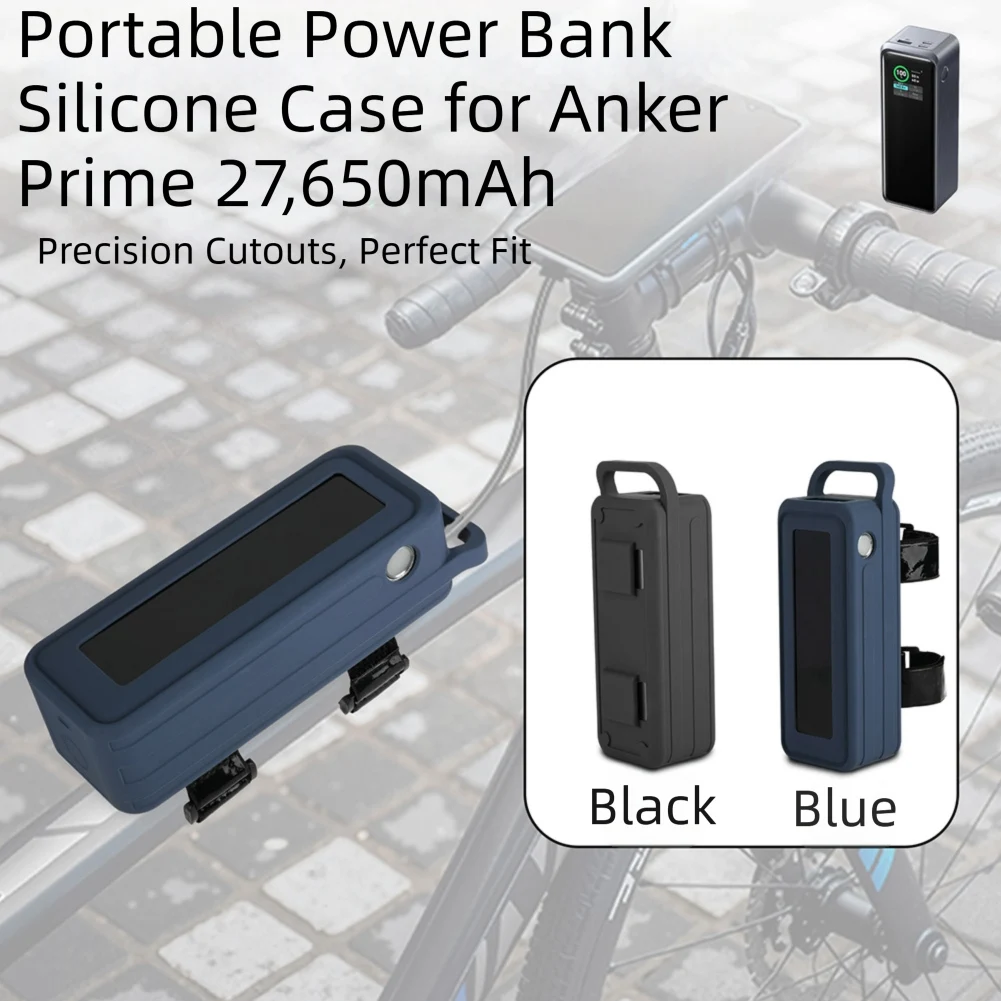 غطاء سيليكون للطاقة المتنقلة مع أشرطة 650 مللي أمبير في الساعة لبنك الطاقة Anker-Prime 2 غطاء حماية محمول استبدال الملحقات