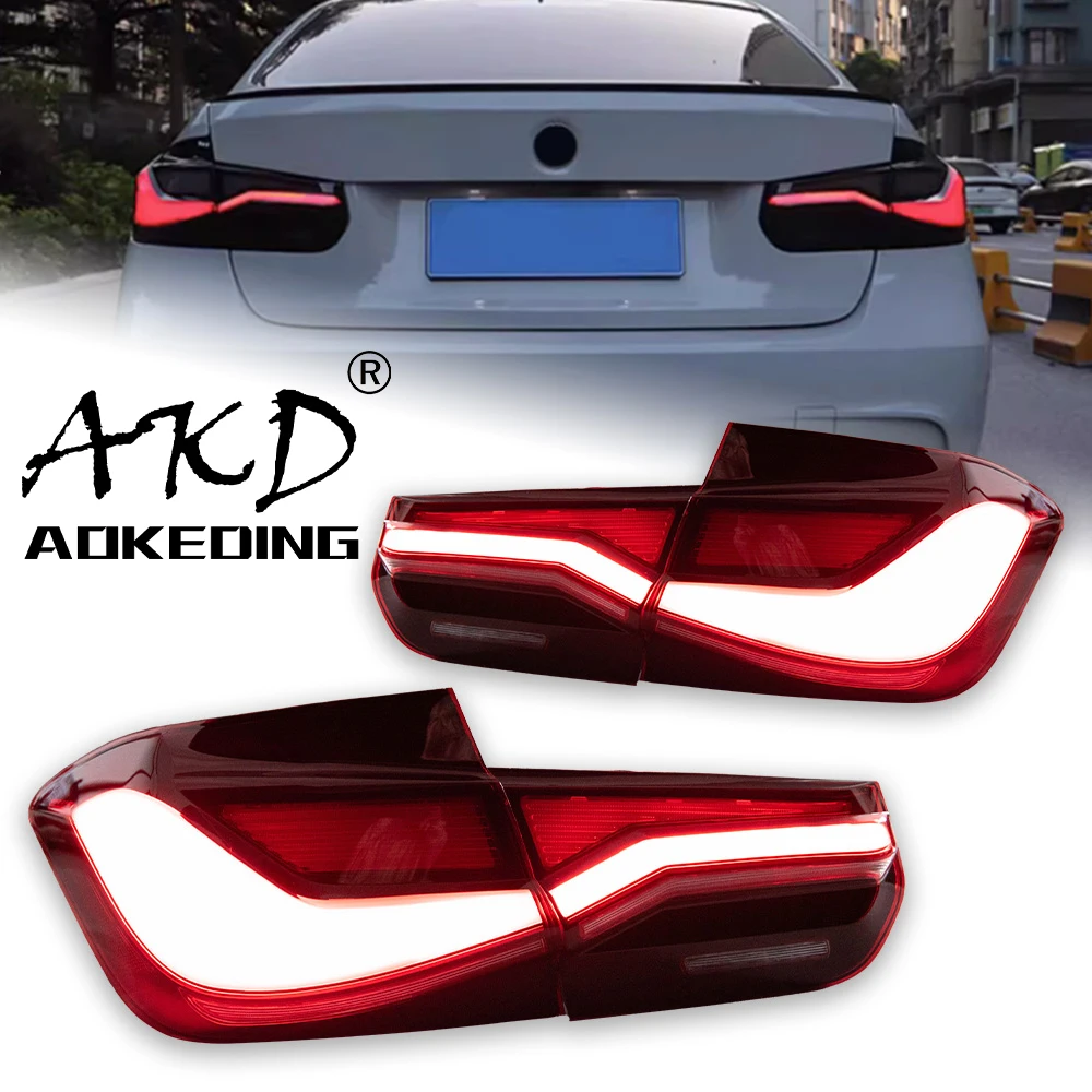 AKD Car Lights for BMW F30 LED Tail Light 2013-2018 F35 F80 3D Rear Lamp 318i 320i 325i 330i 335i DRL Signal Auto Accessories