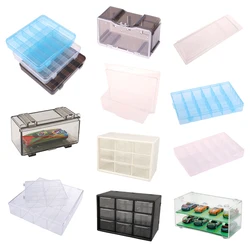 1Pc Hotwheels Cars Diecast Storage Acrylic Dustproof Box 1:64 For Hot Wheels Transparent Display Box Car Model Toy Cabinet Rack