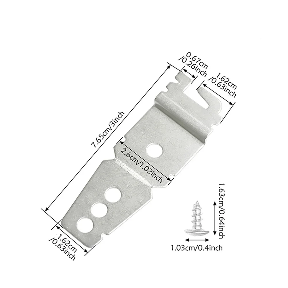WP8269145 Top Mounting Bracket for Dishwasher Stainless Steel Construction Compatible with AP3039168 and PS393134 Units