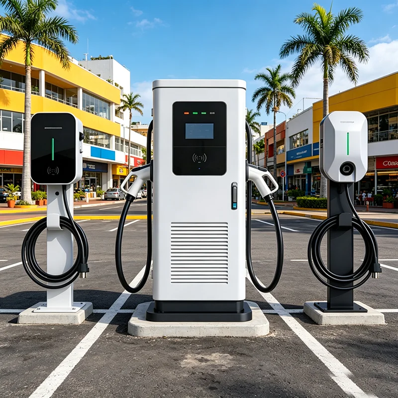 160kW CCS1 & NACS Dual Interface DC Ultra Fast Charging Station Outdoor Commercial EV Charger Highway
