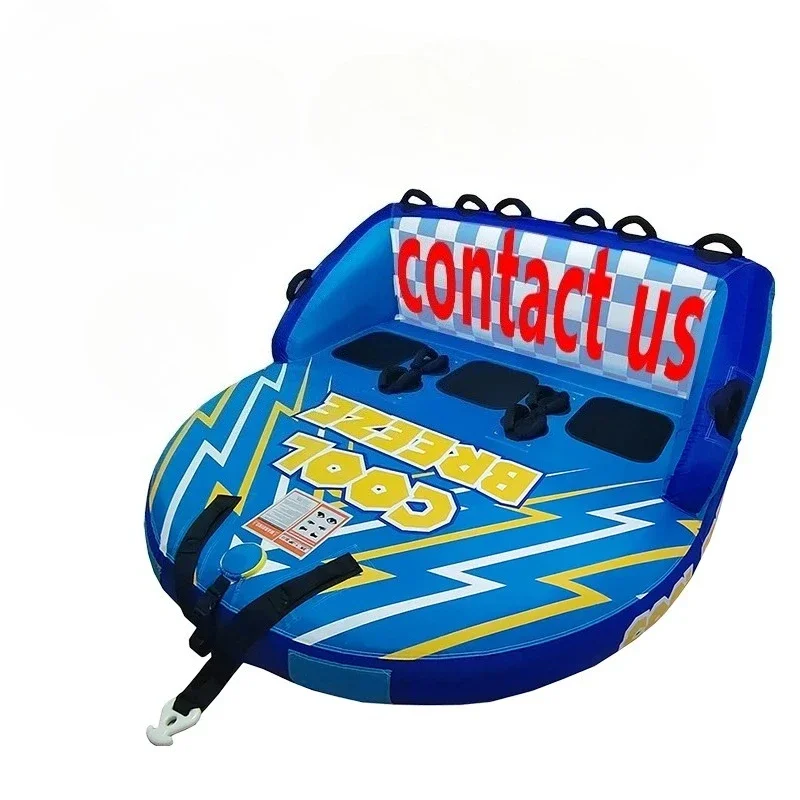 Newly Upgraded Inflatable PVC Slide Water Pipe 2 Person Water Sports Traction Pipe